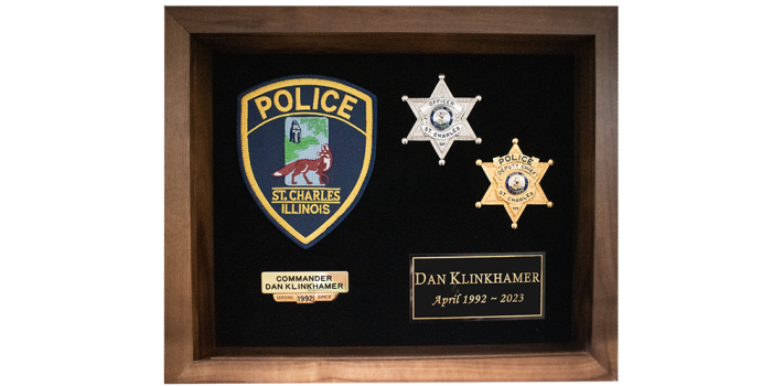 Custom Shadow Box - Retirement Award